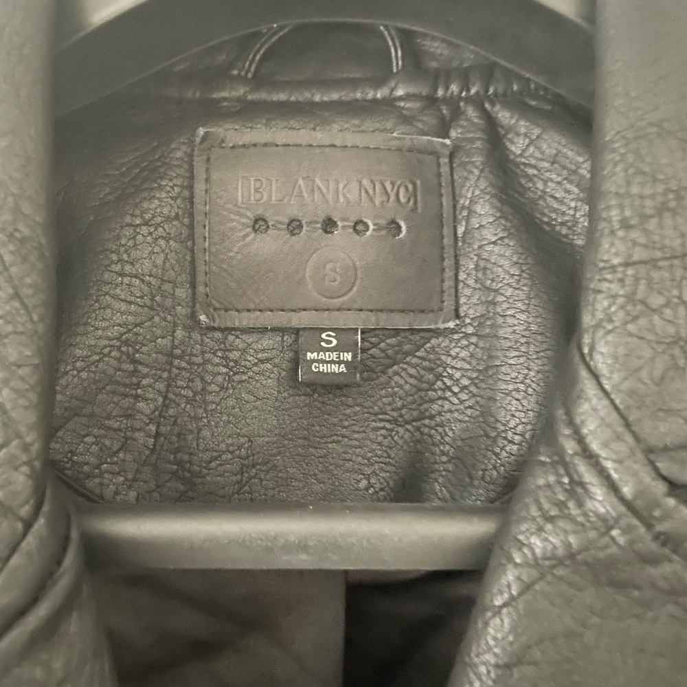Blank NYC faux leather jacket NWOT